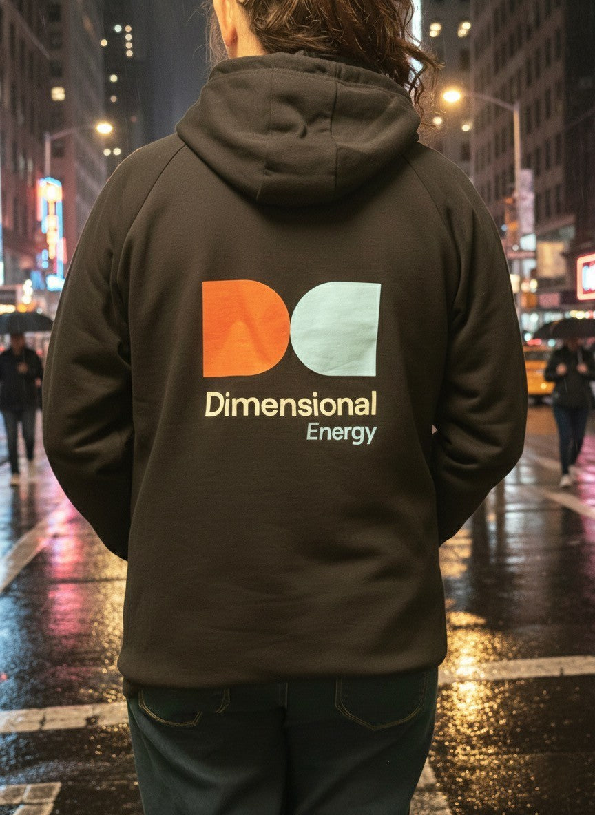 Hoodie - Pullover with DE Butterfly Logo - Black