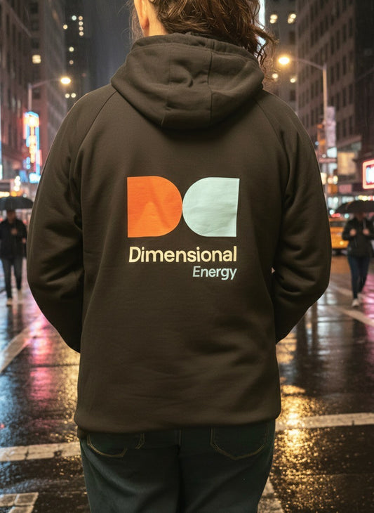 Hoodie - Pullover with DE Butterfly Logo - Black
