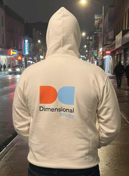 Hoodie - Pullover with DE Butterfly Logo - Ivory
